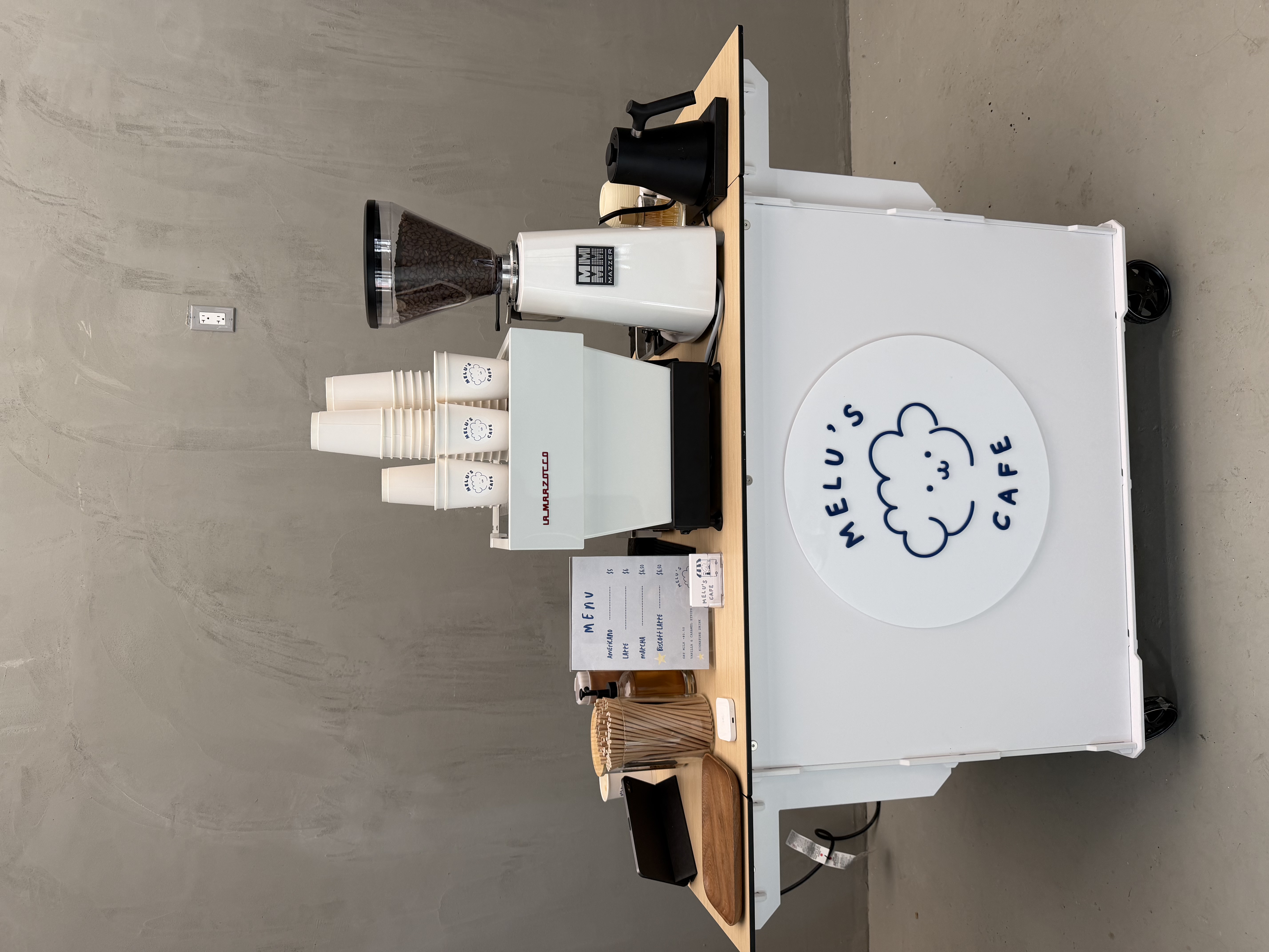 Coffe cartfrom Melu's cafe